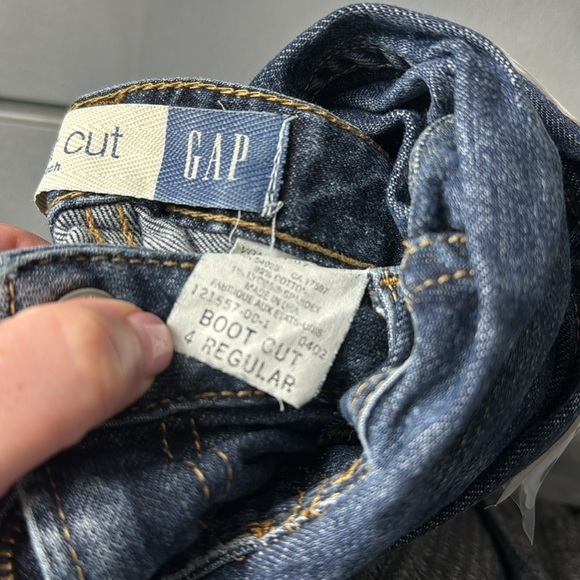 Vintage Gap Bootcut Jeans 4 Women’s Made in USA denim excellent condition - Picture 9 of 10